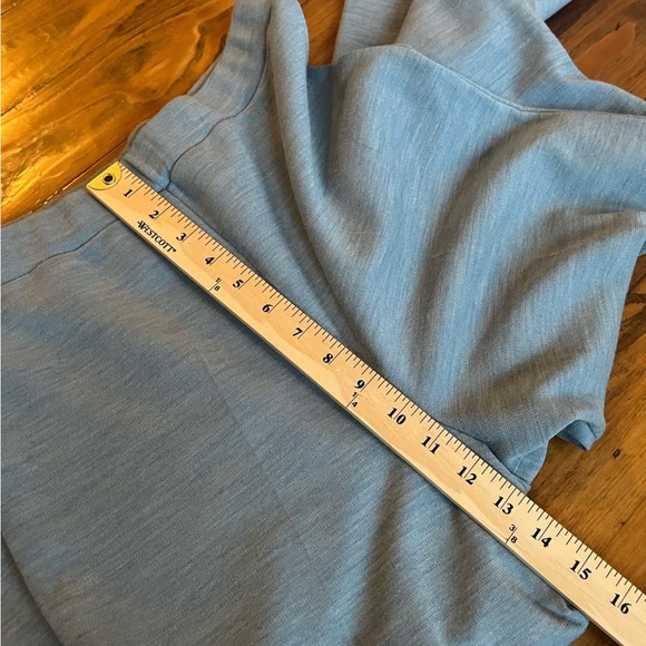 Glenayr Kitten Blue Wool Blend Straight Leg Pants Size 10 - Picture 11 of 12